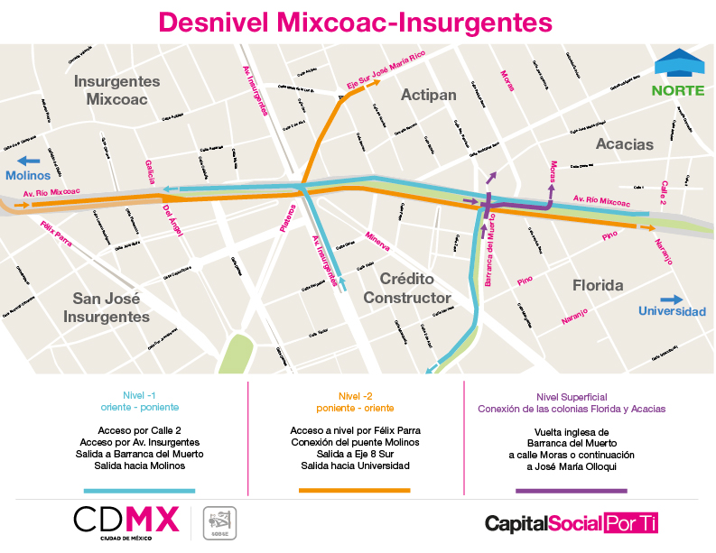 Mapa entradas y salidas Desnivel Mixcoac - Insurgentes-01.jpg