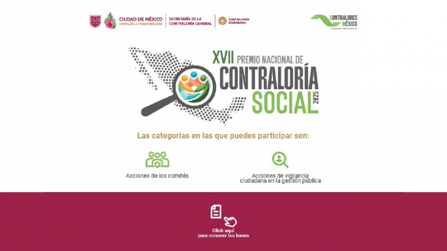Participa en el Premio Nacional de Contraloría Social
